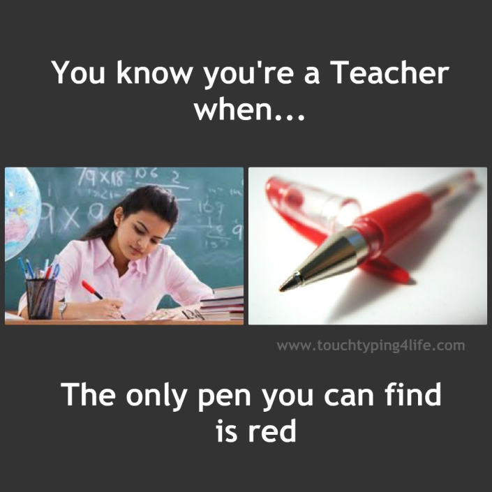 Teachers Red pen